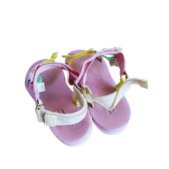 Stoney Clover Lane x Target Two Strap Sport Sandals Pastel Pink Multicolor Sz 6 - Picture 8 of 8